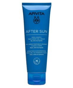 Apivita Travel Size Δροσιστική & Καταπραϋντική Κρέμα-Gel για Πρόσωπο & Σώμα 100ml