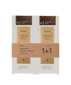 Korres Abyssinia Superior Gloss Colorant 6.3 Ξανθό Σκούρο Χρυσό 1+1