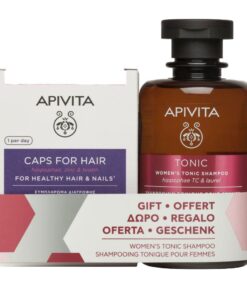 Apivita Hairloss 30Caps Promo (+τονωτικο Σαμπουάν Κατά Της Τριχόπτωσης για Γυναίκες 250ml)