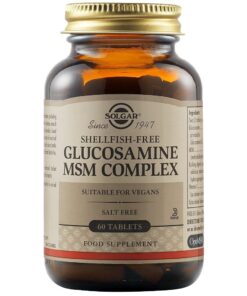 Solgar Glucosamine Msm Complex 60 Tabs