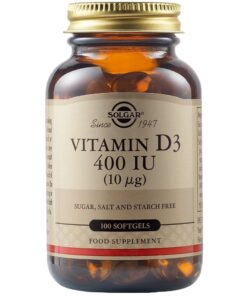 Solgar Vitamin D3 400Iu Softgels 100S