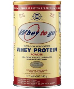 Solgar Whey To Go Protein Vanilla Powder 340gr