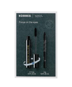 Korres Drama Volume Μάσκαρα 11ml Promo (+Long Lasting Eyeliner 1,2G + Δώρο Βραχιολάκι Ματάκι)