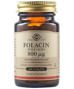 Solgar Folic Acid 800Mcg 100 Tabs