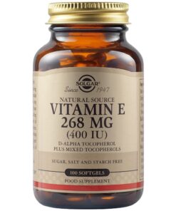Solgar Vitamin E 400Iu Softgels 100S