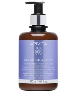 Apivita Cleansing Αφρός Κρεμωδης Καθαρισμού Ελιά & Λεβάντα 200ml